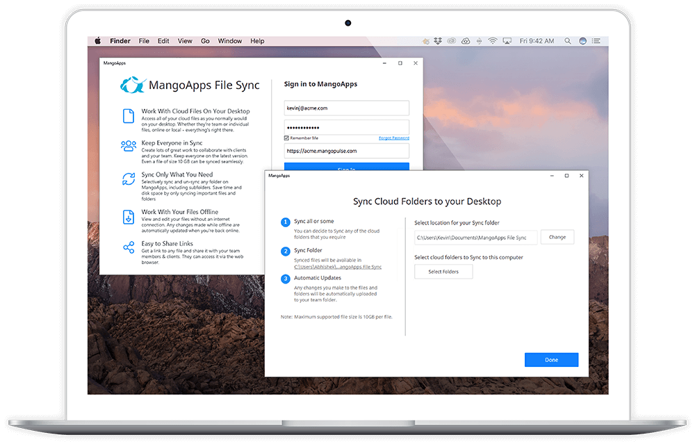 file sync utility for mac